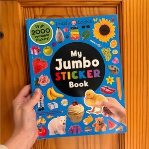 My Jumbo Sticker Book - Blue